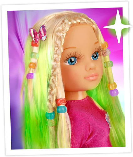 Nancy Muñeca Un Día Cambiando De Color Mi Cabello Luces