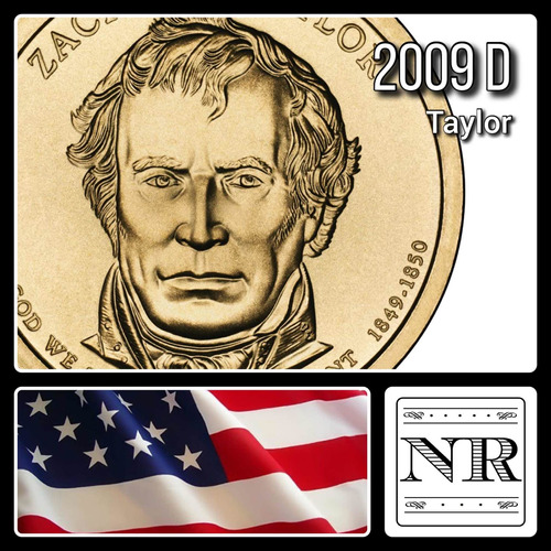 Estados Unidos - 1 Dolar - Año 2009 D - Km #453 - Taylor