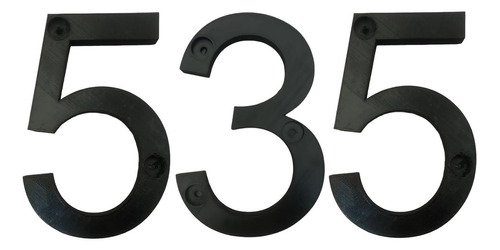 Números Para Oficina 3d, Mxgnb-535, Número 535, 17.7cm Altur