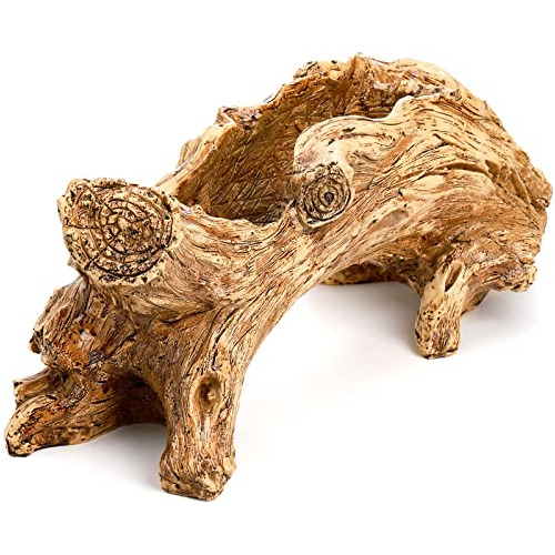 Hiceeden Maceta Artificial Para Suculentas De Madera Flotant