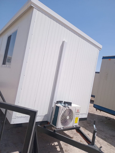 Remolque Traila Camper Caseta Cabina Oficina Móvil Para 10