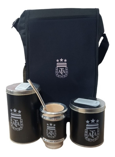 Set Matero Yerbero Azucarero Mate Y Bolso Personalizado