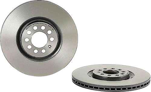 Juego 2 Discos Ventilados Delanteros Audi Tt 00 Brembo