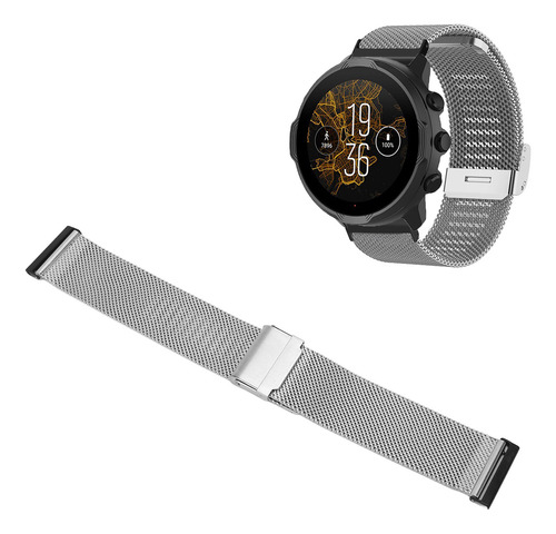 Pulsera De Reloj, Correa Ajustable De Malla De Acero Inoxida
