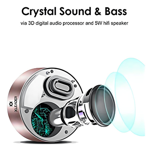 Led Touch Design Altavoz Bluetooth Xleader Altavoz Portatil