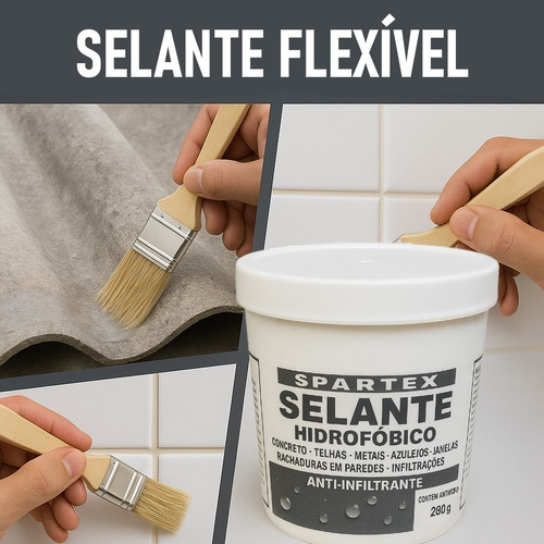 Selante P/ Infiltrações Invisível Impermeável 280g