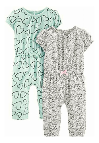 Simple Joys By Carter's Baby Girls Conjunto De 2 Trajes Para