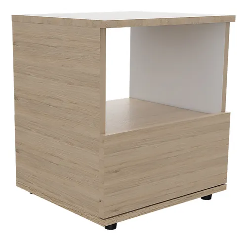 comprar  Mesa De Noche Camel, Rovere Y Blanco