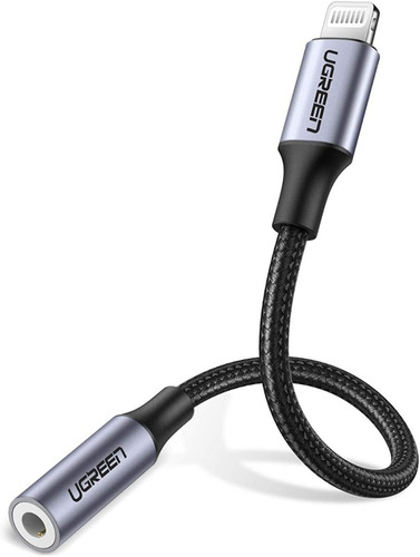 Imagen 1 de 10 de Ugreen Adaptador De Lightning A Jack De 3.5 Mm Para Audífono