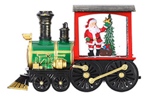 Adorno Navideño Con Forma De Tren Luminoso En Forma De C, Lu