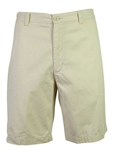 Club Room Core Shorts De Sarga Con Frente Plano Sandstone 42