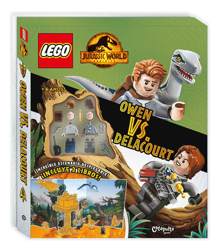 Lego Landscape Jurassic World - Owen Vs. Delacourt - Lego