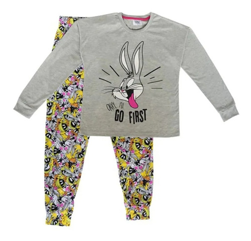 Pijama Mujer Bugs Bunny Tbc Looney Tunes