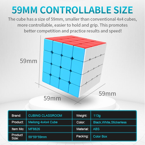 Cubo Rubik Pack 3 Cubos Moyu Meilong 3x3 4x4 5x5 + Estuche