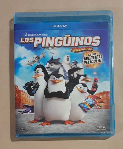 Los Pingüinos De Madagascar - Blu-ray Original