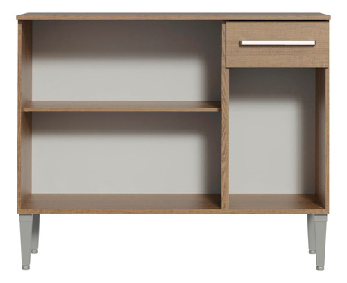 Mueble De Cocina Madesa Emilly 1.05m Con Bacha Marrón