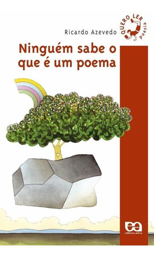 Livro Ninguém Sabe O Que É Um Poema