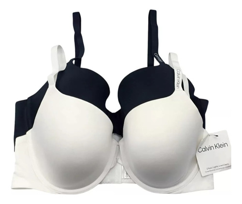 Pack 2 Brasier Calvin Klein Con Push Up Tirantes Convertible