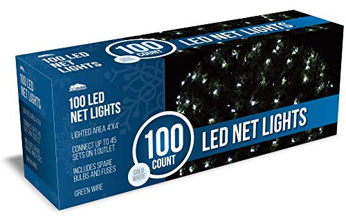 Luces De Red De Navidad Con 100 Led Para Interior Y Exterior