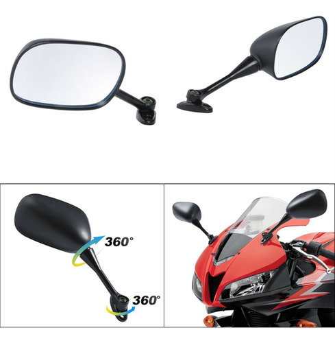 Espelhos Retrovisores Laterais Para Honda Cbr600rr 1000 Rr