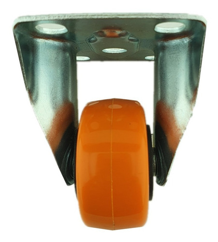Rueda Naranja Fija 2 Pulgadas