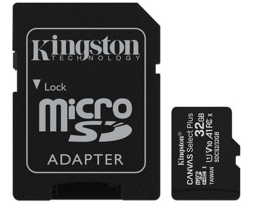 Memoria Kingston Microsdhc Canvas Select Plus Uhs-i U1 De