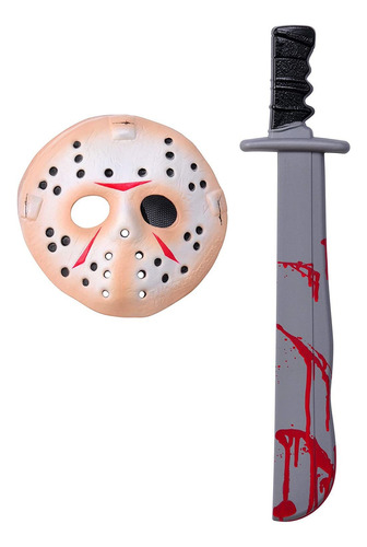 Friday The 13th Jason Voorhees Mask And Machete Set