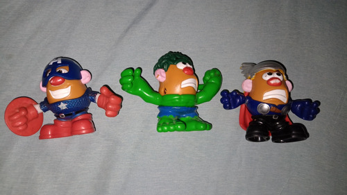 Mini Cara De Papa Marvel Super Hero Mr Potato Head $ Por C/u
