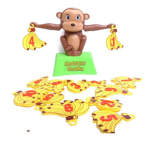 Juego De Mesa Educativo Mono Para Sumar Didactico Match Game