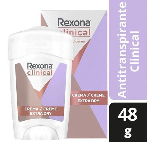 Rexona Clinical Desodorante En Crema Extra Dry 48gr