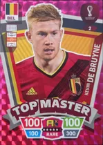 Comprar Carta De Bruyne Adrenalyn Top Master Qatar Importada Italia