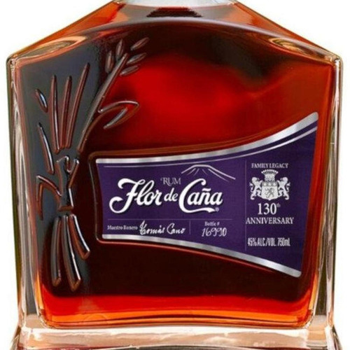Paquete De 3 Ron Flor De Caña 130 Aniversario 750 Ml