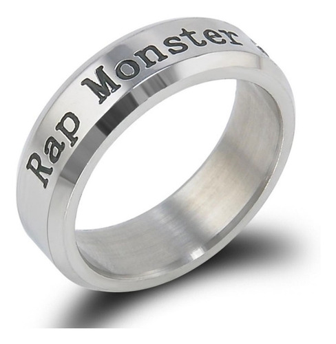Imagen 1 de 2 de Anillo Bts Bangtan Boys Kpop Coreano Acero Rap Monster Rm