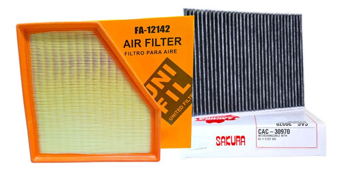 Kit Filtros Bmw 320i 2.0 Ser 3 2015-2022 Aire & Cabin A/acon