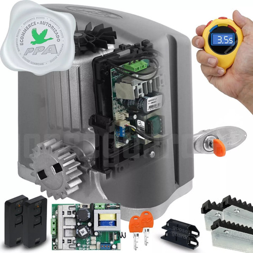 Kit 1 Motor Ppa 1/2hp Dz Rio Jetflex 3m Crem 2 Control 800kg 127v/220v (bivolt)