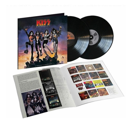 KISS -  DESTROYER (45TH ANNIVERSARY) - vinilo 2021 producido por UME - incluye pistas adicionales