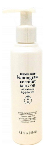 Trader Joes Aceite Corporal De Coco Con Almendras Y Aceites 