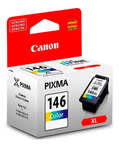 Cartucho Tinta Canon Cl 146 Xl Pixma Mg2410 Pixma Mg2510 Col