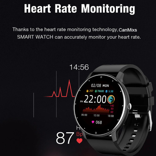 Smartwatch Dongwei Zl02 C Pro 14mm Pantalla Tft Negra