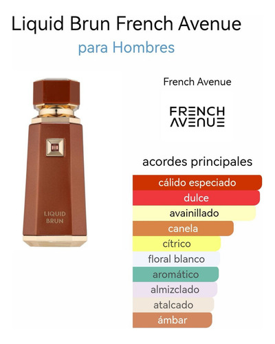 Perfume French Avenue Líquid Brun De Caballero