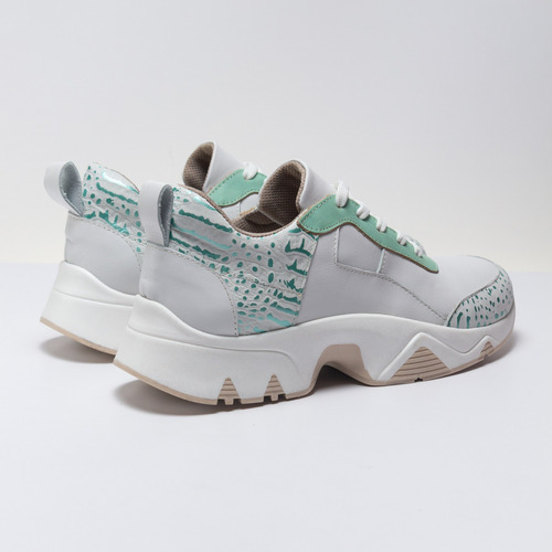 Imagen 4 de 5 de Zapatillas Mujer Plataforma Cuero Urbano Bettona Melu