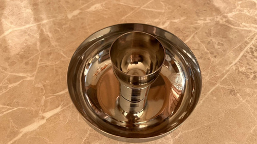 Âmbula Cibório 2 Espéciecromado 300 Partícula E Cálice Inox