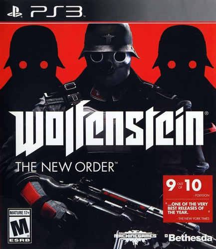 Jogo Wolfenstein The New Order Playstation 3 Ps3 Mídia Físic