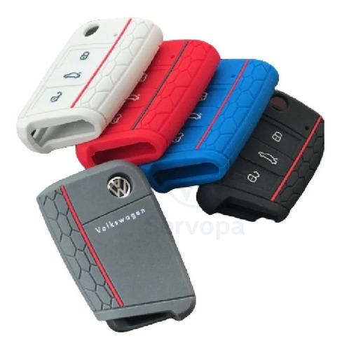 Capa Silicone Chave Canivete Golf Novo Polo Virtus Vw 