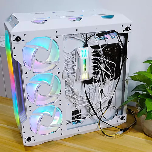 Ventilador De Refrigeración Con Controlador Rgb 4 Pines Pwm
