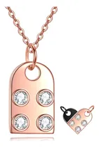 Comprar Yfn Collar De Corazón Lego Para Parejas Amistad Imán Parejas