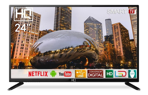 Smart TV HQ HQSTV24NP LED Android TV HD 24" 110V/220V