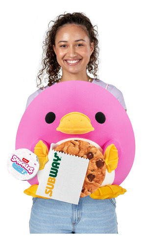 Zuru Snackles Peluche Ornitorrinco Subway 40 Cm Ultra Suave Color Platypus And Subway