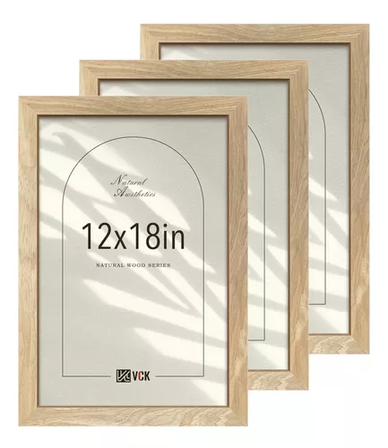 Marco de madera maciza blanco Tamaños 20x30, 20x40, 30x40, 30x45