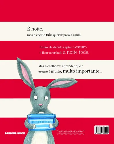 Libro El conejo, la oscuridad y la lata de galletas de Nicola O'Byrne de la editorial Brinque-Book